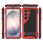 Buy Armor Series: Full-Wrap Metal Case for Samsung Galaxy S with Integrated Kickstand - DAMON at Caseles-Samsung Galaxy S26 Ultra, Black