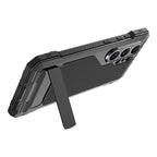 Buy Armor Series: Full-Wrap Metal Case for Samsung Galaxy S with Integrated Kickstand - DAMON at Caseles-Samsung Galaxy S26 Ultra, Black