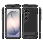 Buy Armor Series: Full-Wrap Metal Case for Samsung Galaxy S with Integrated Kickstand - DAMON at Caseles-Samsung Galaxy S26 Ultra, Black