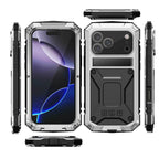 Buy Titanium Metallic Color Magnetic Case for iPhone Case for Magsafe Wireless Charging Case,Howard at Caseles-iPhone 17 Pro Max, Black