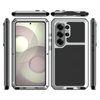 Buy S26 Ultra Metal Case, Waterproof Dustproof Shockproof 3-Proof Cover, Wireless Charging & Heat Dissipation Armor for Samsung S26 Ultra 5G - JONAH at Caseles-Samsung Galaxy S26 Ultra, Black