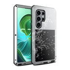 Buy Classic Full Body Metal Armor Phone Case, with Screen Protector, Heavy Duty Defender Shockproof Case - TRAVIS at Caseles-Samsung Galaxy S25 Ultra, Taddeo-Black