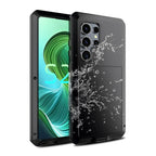 Buy Classic Full Body Metal Armor Phone Case, with Screen Protector, Heavy Duty Defender Shockproof Case - TRAVIS at Caseles-Samsung Galaxy S25 Ultra, Taddeo-Black