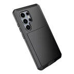 Buy Classic Full Body Metal Armor Phone Case, with Screen Protector, Heavy Duty Defender Shockproof Case - TRAVIS at Caseles-Samsung Galaxy S25 Ultra, Taddeo-Black