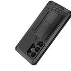 Buy Heavy Duty Metal Case with 360° Full Body Protection, Sliding Camera Cover, Built-in Screen Protector, Shockproof & Dustproof Armor Phone Cover - Wade at Caseles-Samsung Galaxy S25 Ultra, Black