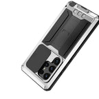 Buy Heavy Duty Metal Case with 360° Full Body Protection, Sliding Camera Cover, Built-in Screen Protector, Shockproof & Dustproof Armor Phone Cover - Wade at Caseles-Samsung Galaxy S25 Ultra, Black